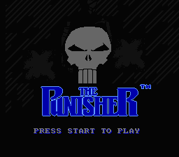 The Punisher title screenshot